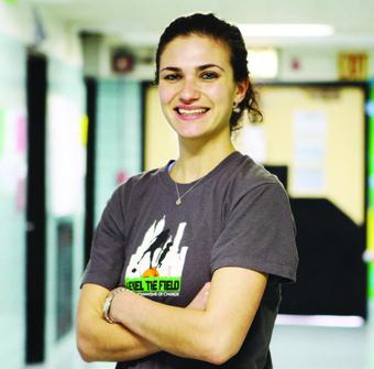 Woda, a former Columbia soccer captain, used her school connections to get Level The Field going. PHOTOS: DANIELLA ZALCMAN ’09